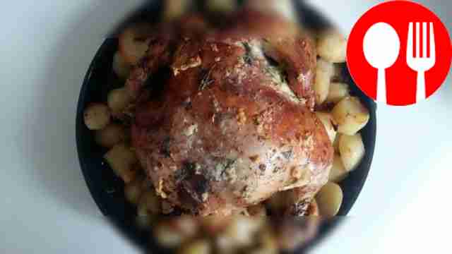 Курица с картофелем в духовке Chicken with potatoes in the oven