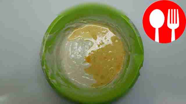 Take a large container of milk and place...