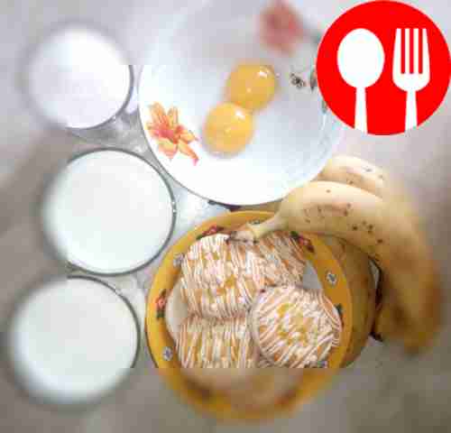 Разложите печенье на отдельной тарелке....