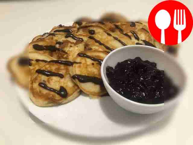 Оладьи с кефиром Pancakes with kefir