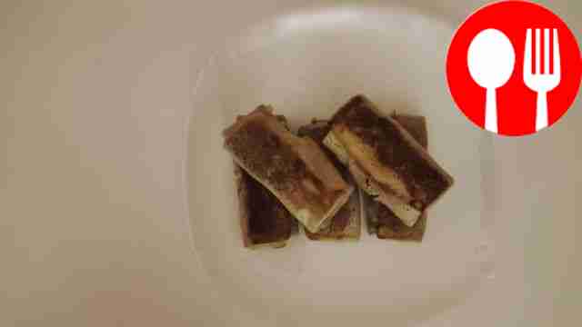 Delicious pancakes with minced beef