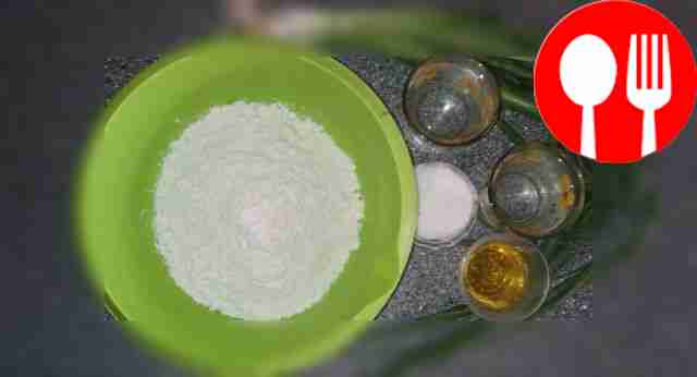 Pour the frying oil into a mug, then place the...