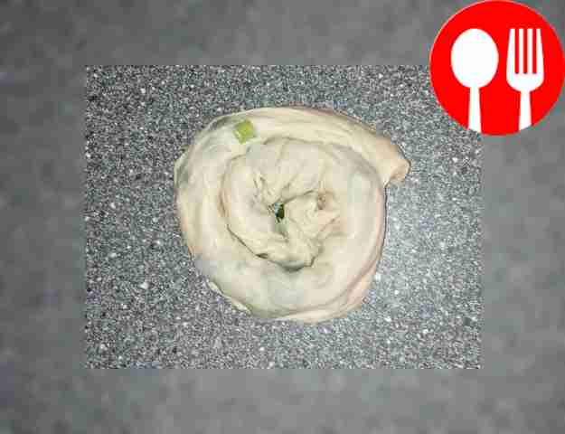 The dough should not stick to your hands....