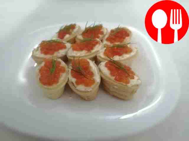 Тарталетки с икрой