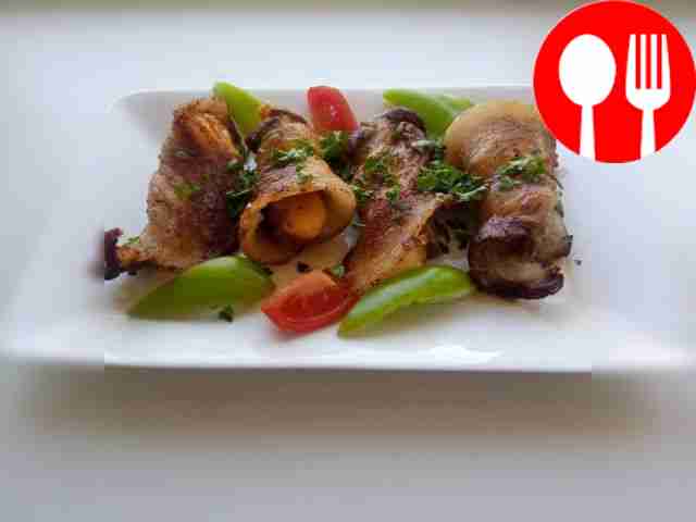 Ароматный сыр с беконом Flavored cheese with bacon