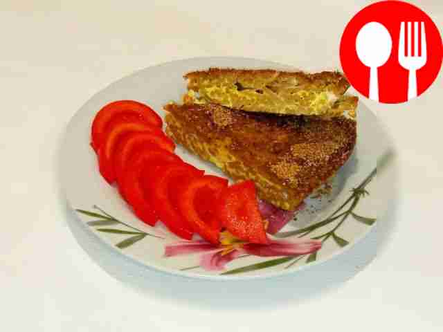 Ароматная запеканка из макарон