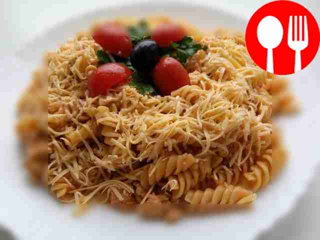 Быстрые макароны с мясным фаршем