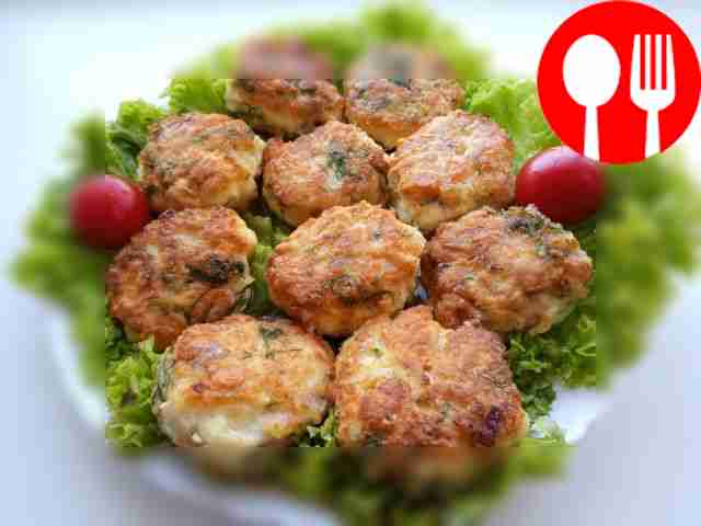 Быстрые оладьи из рыбы