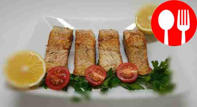 Быстрый жаренный лосось