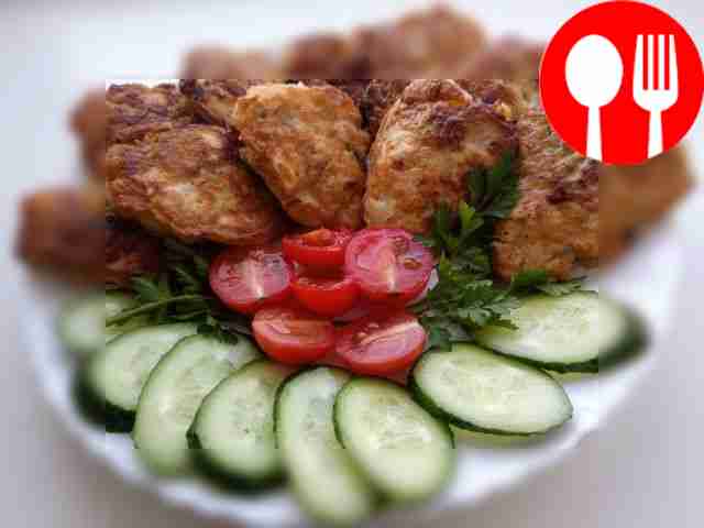 Delicious pancakes with bacon