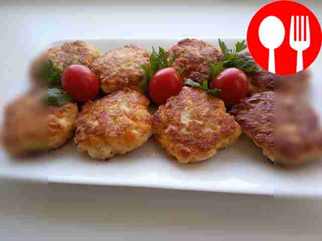 Вкусные оладьи с курицей Delicious chicken pancakes