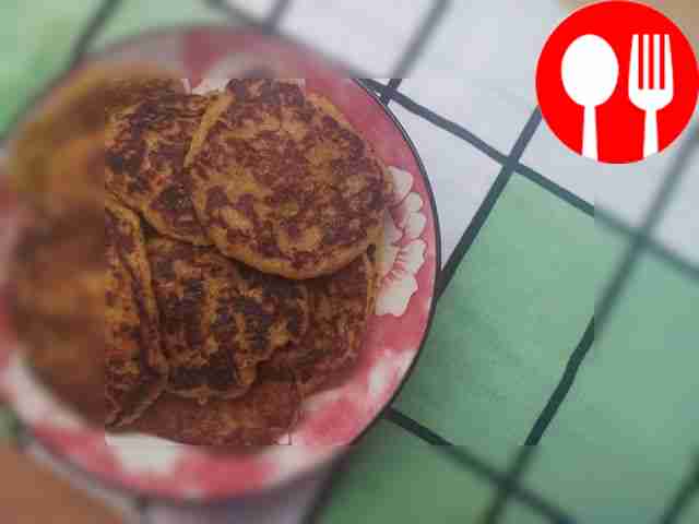 Delicate pumpkin pancakes