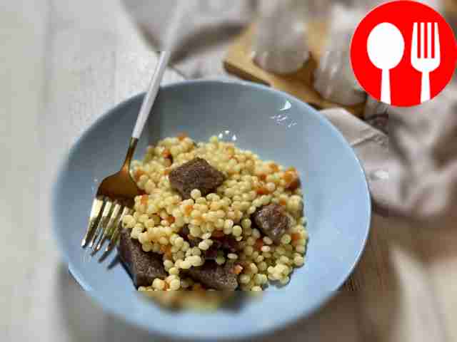 Птитим с говядиной