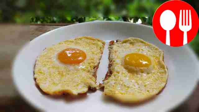 Воздушная яичница с сыром Fluffy scrambled eggs with cheese