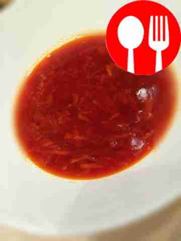 Lenten borscht with beans