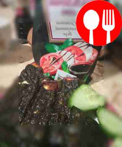 Закуска «Рыбка» в водорослях