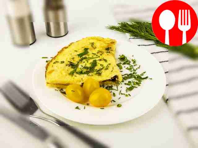 Omelette with flour Omelette with flour