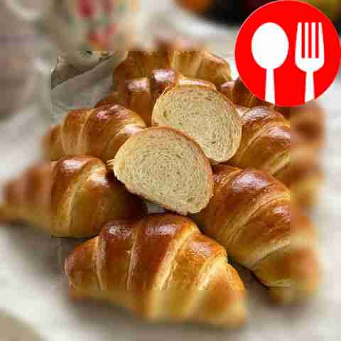 Воздушные слоеные булочки