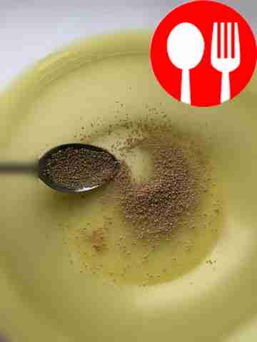 Combine warm water with sugar and yeast. Leave...