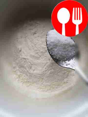 Combine flour with salt, pour in yeast...