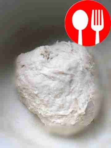 Leave in a warm place for 30 minutes, knead...