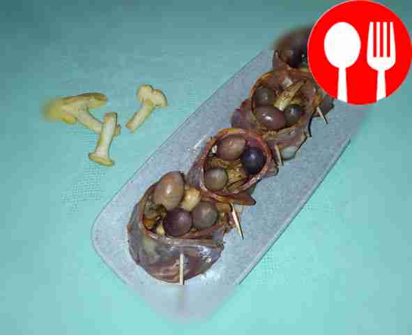 Закуска с лисичками