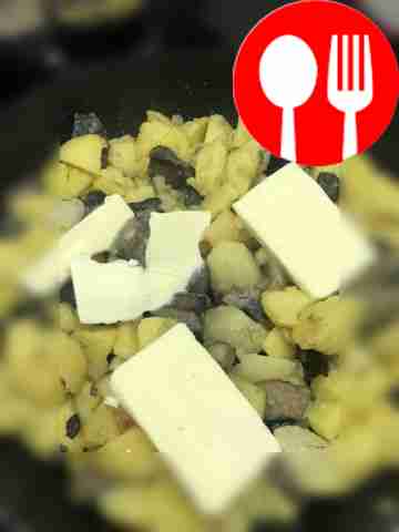 Add butter without sparing, turn off the stove...