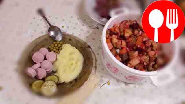 Vinaigrette with cold pickles