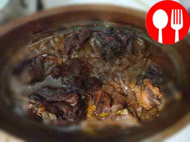 Баранина с апельсиновым соком в духовке