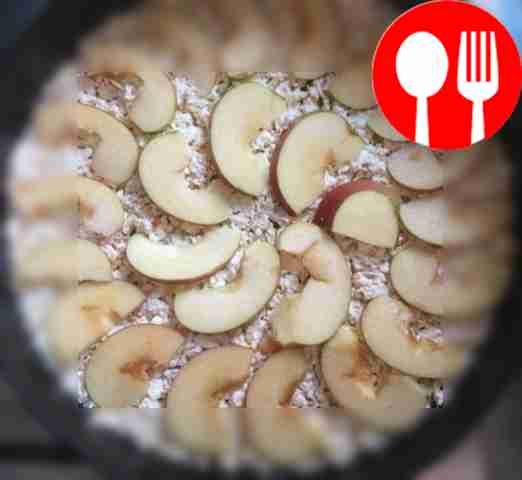 Curd and oatmeal casserole