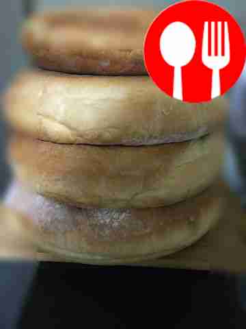 Домашний хлеб пышка Homemade crumpet bread