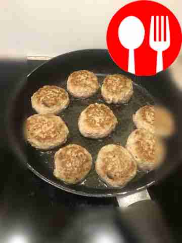 Turkey cutlets with hemp flour