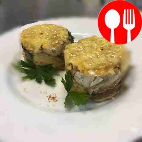 Щука фаршированная, в кольце