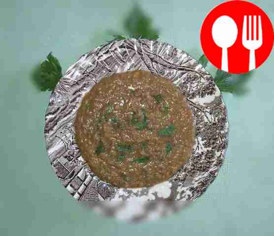 Lentil soup with ginger