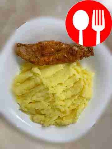 Chicken fillet in breading mixture