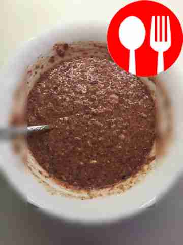 Перемешать до получения однородной массы.