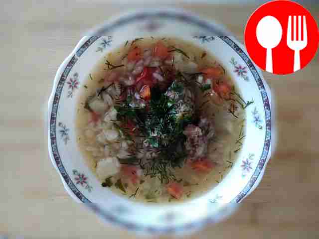 Густой суп из баранины