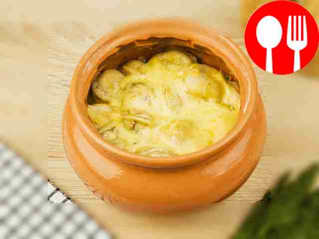 Dumplings in a pot can be decorated with...