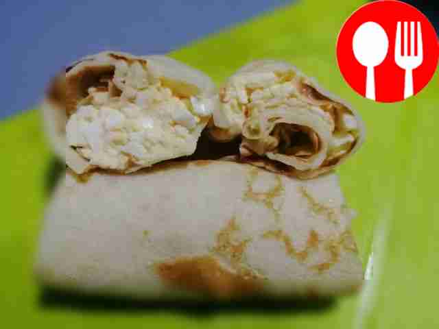 Блины с яйцом