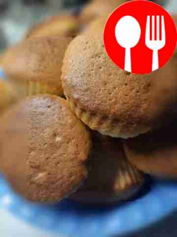 Кексы с изюмом в духовке