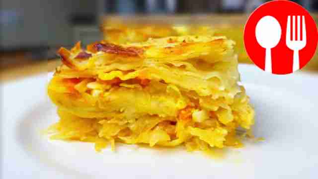 Капустный пирог в лаваше