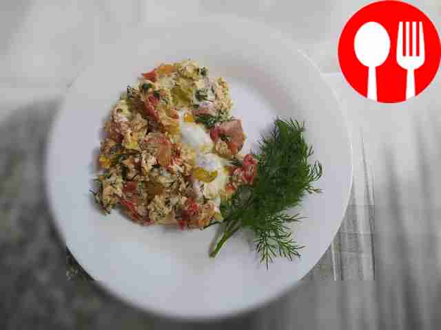 Scrambled eggs "Temptation"