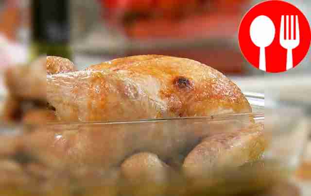 Запеченная курица с картошкой