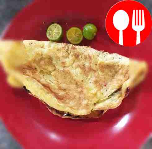 Azerbaijani omelette “Gayganag”