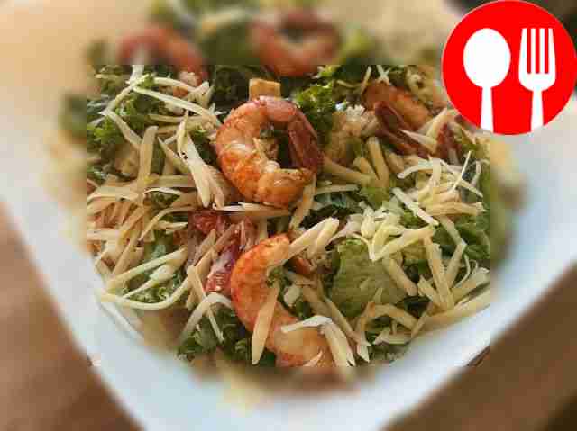 Caesar with langoustines