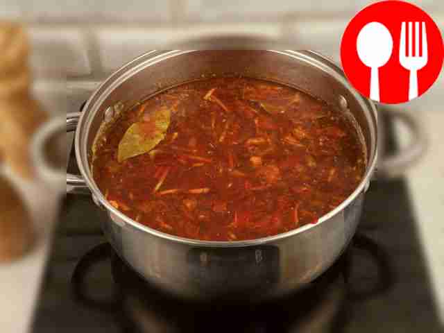 Kuban borscht is best eaten freshly prepared,...