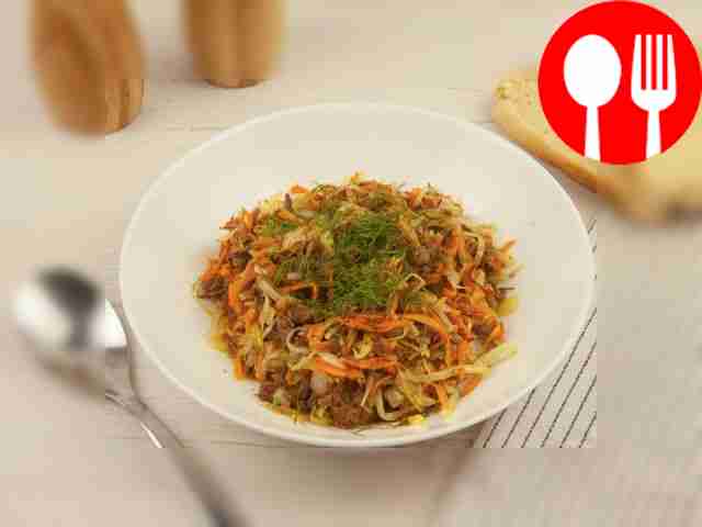 Solyanka must be eaten hot. You can decorate...