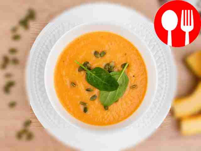 Creamy pumpkin soup