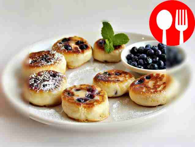 Черничные сырники