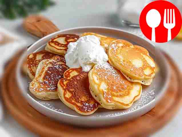 Дрожжевые оладьи на кислом молоке Yeast pancakes with sour milk